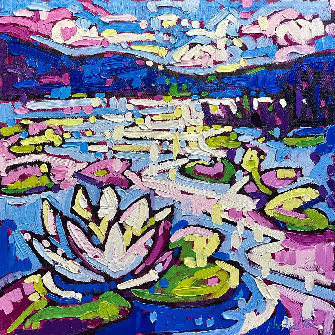 White Water Lily Mini (12x12")