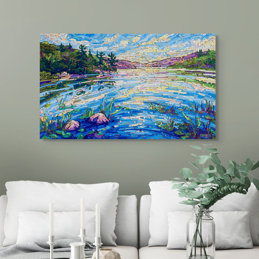 Lakeside Shimmer (24x40)