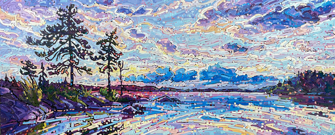 Island in the Morning Light (24x60)