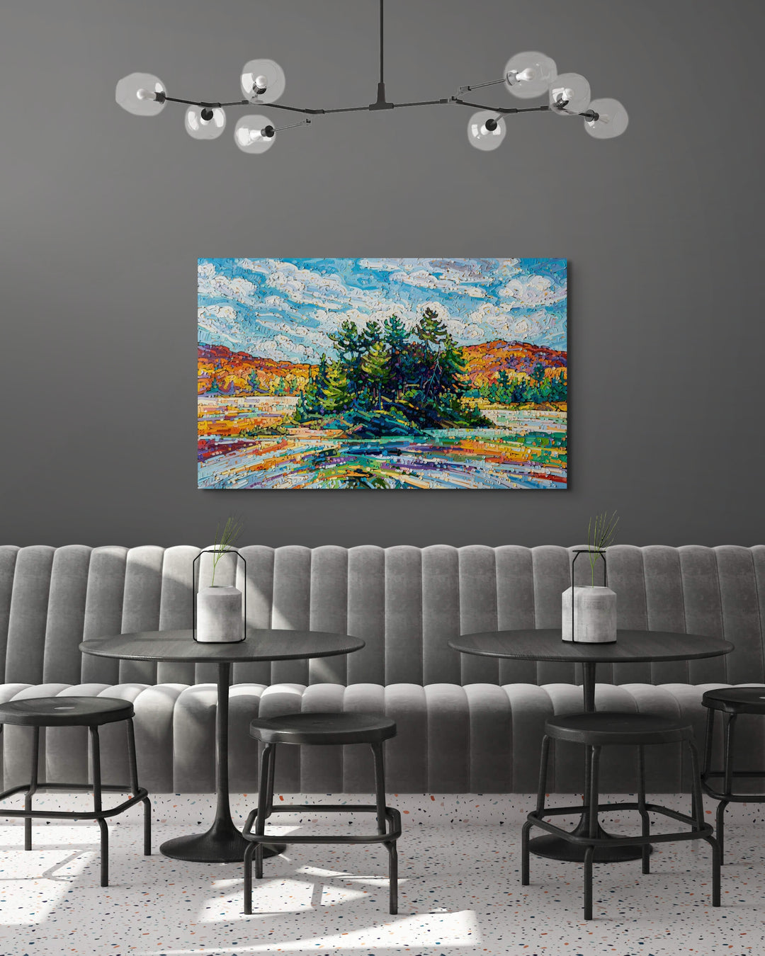 Island Wrapped in Fall Rhapsody