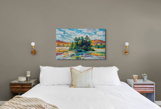 Island Wrapped in Fall Rhapsody