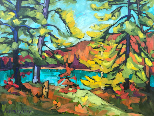 Lac Fortune in Fall 2 (22x28")